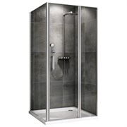 ABBER Душевой уголок  Sonnenstrand AG04100S-S85, размер 100x85 см, двери распашные, стекло 6 мм AG04100S-S85
