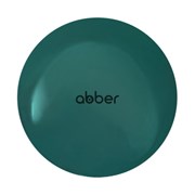 ABBER Накладка на слив для раковины  AC0014MBG темно зеленая, керамика