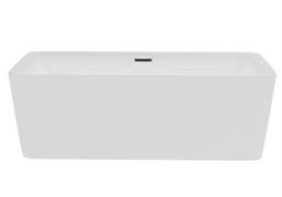 AQUATEK Квадро Ванна акриловая прямоугольная отдельностоящая 1800*800*600 в комплекте со сливом и ножками, цвет белый