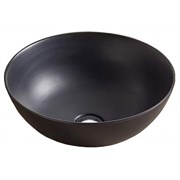 VELVEX Раковина накладная диаметр 40 см, цвет черный