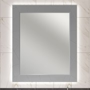OPADIRIS Луиджи Зеркало с подсветкой 90 см, цвет серый матовый