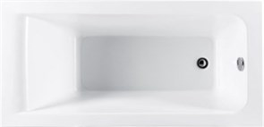 AQUANET Bright Ванна акриловая прямоугольная встраиваемая / пристенная размер 155x70 см с каркасом, белый