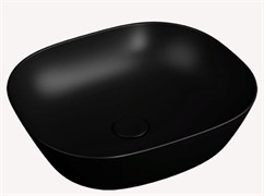 VITRA Plural Раковина-чаша низкая, квадратная 45 cм, цвет матовый черный 7810B483-0016