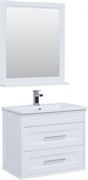 AQUANET Комплект мебели  подвесной / напольный для ванной Бостон М 80 белый матовый
