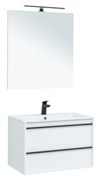 AQUANET Мебель для ванной подвесная Lino 80 белый матовый