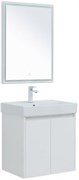 AQUANET Мебель для ванной подвесная / напольная Nova Lite 60 белый глянец (2 дверцы)
