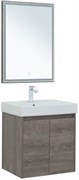 AQUANET Мебель для ванной подвесная / напольная Nova Lite 60 дуб рошелье (2 дверцы)