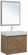 AQUANET Мебель для ванной подвесная / напольная Nova Lite 75 дуб рустикальный (2 дверцы)