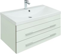 AQUANET Тумба с раковиной Верона 90 белый (подвесная 2 ящика) AQUANET-287675