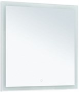 AQUANET Зеркало Гласс 80 белый LED