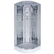 NIAGARA Ultra Душевая кабина 1/4 круга размер 120x120 см, профиль - хром / стекло - прозрачное с рисунком NIAGARA70120164