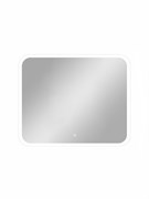 CONTINENT Зеркало с подсветкой прямоугольное (ШxВ) 70x80 см, сенсор, цвет белый