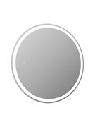 CONTINENT Torneo Black Зеркальный шкаф с подсветкой круглый Диаметр 70 см, сенсор, цвет черный