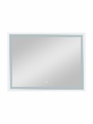 CONTINENT Зеркало с подсветкой прямоугольное (ШxВ) 60x80 см, сенсор, цвет белый