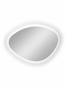 CONTINENT Зеркало с подсветкой фигурное (ШxВ) 70x100 см, сенсор, цвет белый