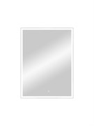 CONTINENT Зеркало с подсветкой прямоугольное (ШxВ) 80x60 см, сенсор, цвет серый