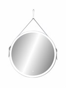 CONTINENT Зеркало с подсветкой круглое диаметр 50 см, сенсор, цвет черный