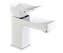 WASSERKRAFT Aller 1063WHITE Смеситель для умывальника, хром