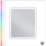 CEZARES Multicolore Зеркало прямоугольное со встроенной разноцветной подсветкой RGB и сенсорным выключателем, 12V, 220-240V, 700x800x30