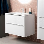 AQUANET Тумба под раковину подвесная Вита 100 белый матовый AQUANET-330474