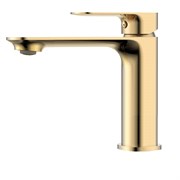 AQUAme Monza Смеситель для раковины однорычажный, Brushed gold AQM6310BG