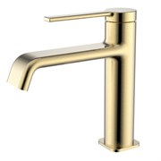 AQUAme Asti Смеситель для раковины однорычажный, Brushed gold AQM6410BG