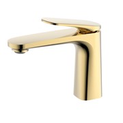 AQUAme Imola Смеситель для раковины, без донного клапана, Brushed gold AQM6710BG