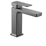 AQUAme Savona Смеситель для раковины 125мм, гладкий, подводка ?", металл AQM6810GM