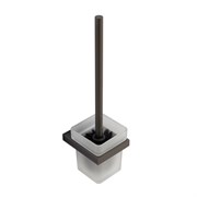 CEZARES Slider Ёршик для унитаза, подвесной, стекло, исполнение оружейная сталь SLIDER-TBS-V-GM