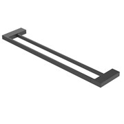 CEZARES Slider Полотенцедержатель двойной 80 см, исполнение оружейная сталь SLIDER-THD-80-GM