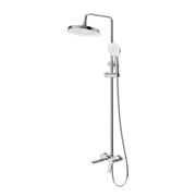 BELBAGNO Albano Душевая стойка со смесителем и изливом, хром ALBANO-VSCM-CRM