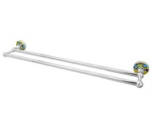WASSERKRAFT Diemel K-2240 Держатель полотенец двойной, хром WASSERKRAFT 2240