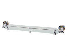 WASSERKRAFT Diemel K-2244 Полка стеклянная с бортиком, хром WASSERKRAFT 2244