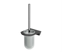WASSERKRAFT Wiese K-8927 Щетка для унитаза подвесная, оружейная сталь WASSERKRAFT 8927