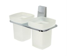 WASSERKRAFT Lopau K-6028D Подстаканник двойной, хром WASSERKRAFT 6028D