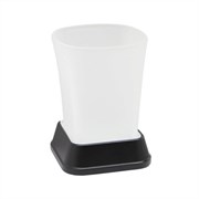WASSERKRAFT Amper K-5428BLACK Стакан для зубных щеток, черный WASSERKRAFT 5428B
