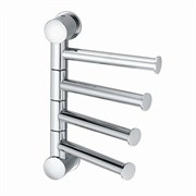 WASSERKRAFT K-1054 Держатель полотенец четверной, хром WASSERKRAFT 1054