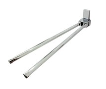 WASSERKRAFT Lopau K-6031 Держатель полотенец двойной, хром WASSERKRAFT 6031