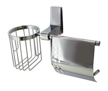 WASSERKRAFT Lopau K-6059 Держатель туалетной бумаги и освежителя, хром WASSERKRAFT 6059