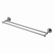 WASSERKRAFT Ammer K-7040 Держатель полотенец двойной, никель WASSERKRAFT 7040