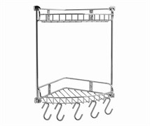 WASSERKRAFT K-1222 Полка металлическая двойная, хром WASSERKRAFT 1222