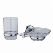 WASSERKRAFT Oder K-3026 Держатель стакана и мыльницы, хром WASSERKRAFT 3026