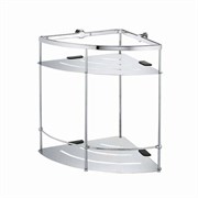 WASSERKRAFT K-522 Полка металлическая двойная, хром WASSERKRAFT 522