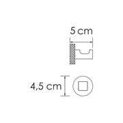 WASSERKRAFT Tauber K-64423 Крючок, никель WASSERKRAFT 64423
