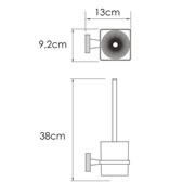 WASSERKRAFT Mosel K-46627 Щетка для унитаза подвесная, хром WASSERKRAFT 46627