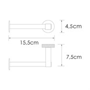 WASSERKRAFT Tauber K-64496 Держатель туалетной бумаги, никель WASSERKRAFT 64496