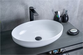 GID Раковина D1469 51196 накладная белая 50x36x14.5 GID-51196