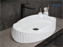 GID Раковина 888s 51223 накладная белая 60x38.5x13.5 GID-51223