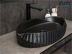 GID Раковина Bm888 53358 накладная черная матовая 60x38.5x13.5 GID-53358