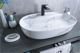 GID Раковина Mnc346C 54470 накладная под камень глянцевая 61x41x14 GID-54470